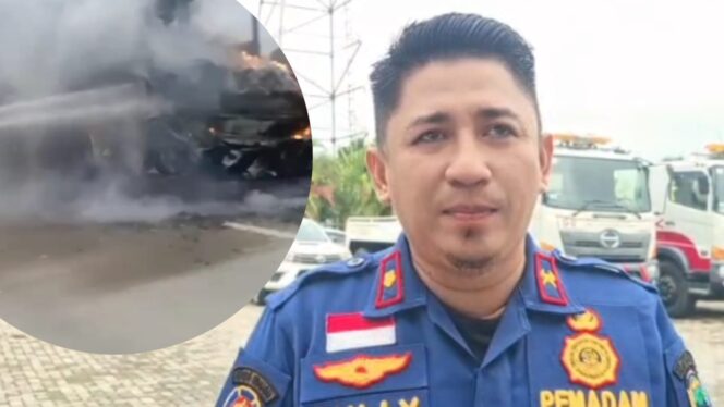 
					Bus Terbakar di Tol Lampung Selatan, Damkar: Tidak Ada Korban Jiwa