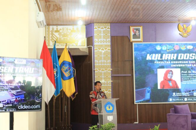 
					Hadirkan Dirjen GTK, FKIP Unila Perkuat Peran LPTK dalam Menyiapkan Guru Profesional Masa Depan