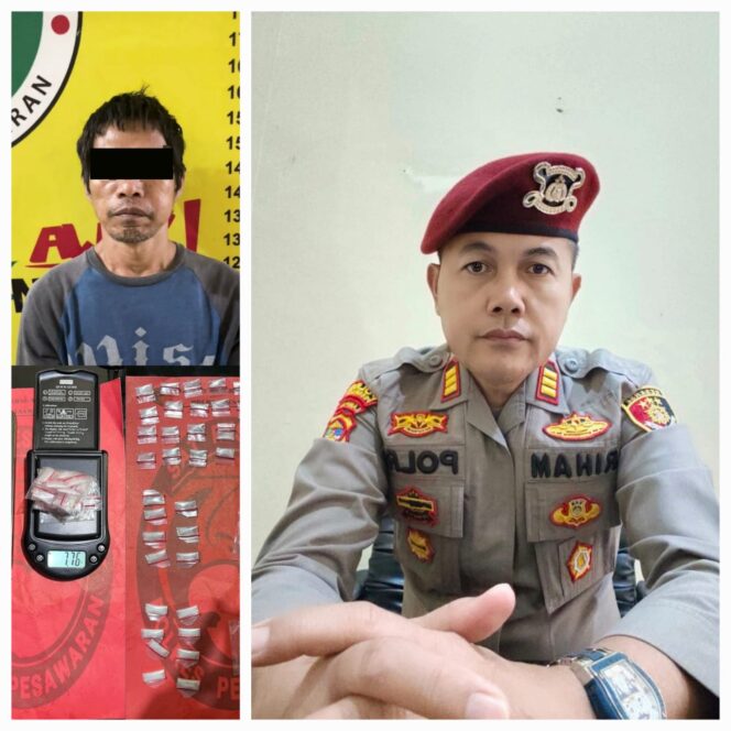
					Bravo Satres Narkoba Polres Pesawaran! Berhasil Ungkap Pengedar Sabu, Amankan Barang Bukti 7,76 Gram